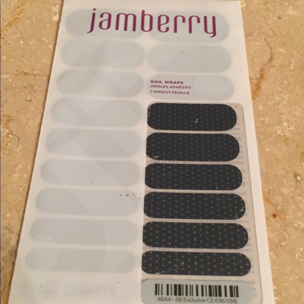 💙🧡💙🧡Blue & Glitter Dots Nail Wraps | Jamberry